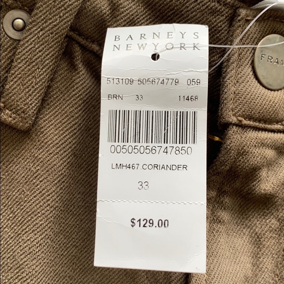 NEW FRAME Denim L’homme Slim Fit Jeans size 33 - Picture 3 of 4